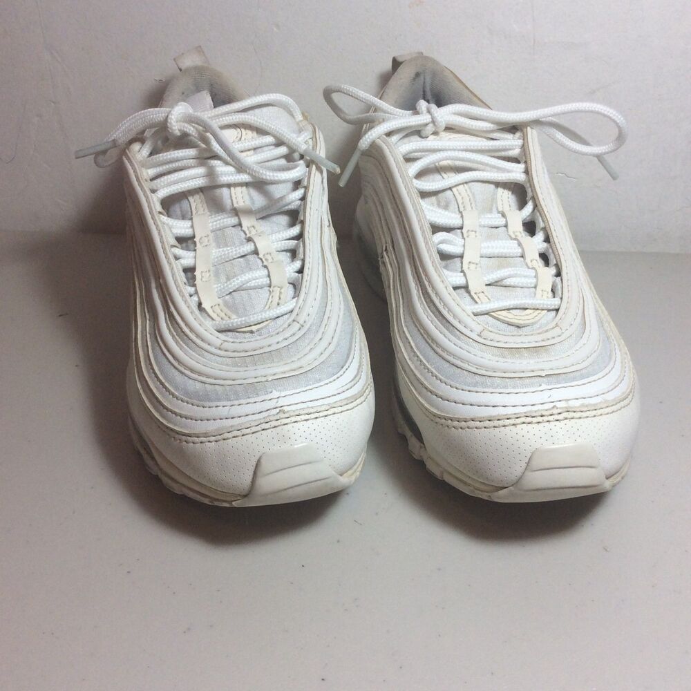 Nike Boys Air Max 97 921522-104 White running Shoes Sneakers Size 4Y